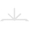 Ekena Millwork Vanguard Architectural Grade PVC Gable Bracket, 96"W x 44"H x 2"D x 4"F, 11/12 Pitch GBP096X44X0204VAN00 - alternate 4